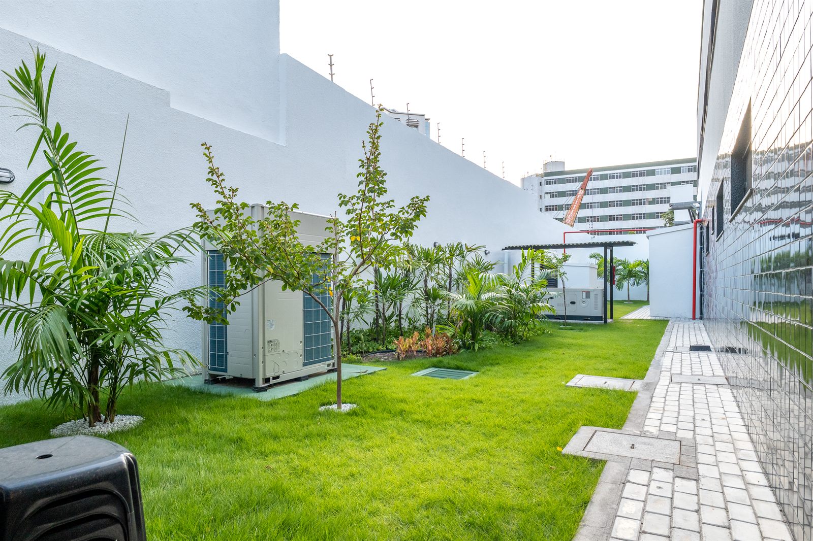 Jardim da clínica