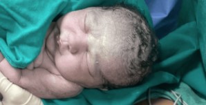 Bebê de Flávia Dantas, paciente da Conceptus