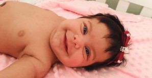 Maria Vitória, filha de Rosany Caroline, paciente da Conceptus